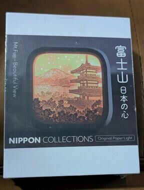 🏔️Nippon Collections 3d Paper Night Light 🏔️Mt. Fuji - Beautiful View Japanese